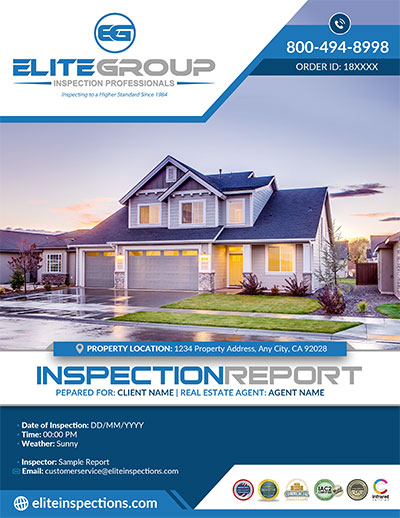elite home inspection report graphic